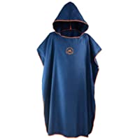 JanTeelGO Robe con Capucha Toalla Poncho- Traje de la Playa- Albornoz para cambiarse de Ropa- Microfibra Surf Traje de…